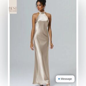 AW Bridal Champagne MUGWORT Bridesmaid DRESS